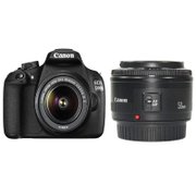 佳能（Canon）EOS1200D双镜头单反套机（EF-S18-55mmf/3.5-5.6ISSTM+50mm f/1.8 II 标准定焦镜头）