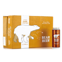 豪铂熊德国进口 豪铂熊（BearBeer）豪铂熊小麦黑啤酒500ml*24听 整箱装