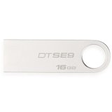金士顿(Kingston) DT SE9H 金属u盘银色亮薄 USB2.0优盘(16G)
