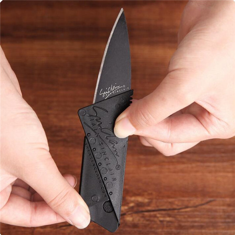 有乐9753户外可折叠小卡片刀随身信用卡便携水果多功能瑞士军刀卡lq