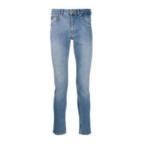 VERSACE JEANS男士浅蓝色徽标刺绣牛仔裤A2GZA0O4-60564-90481.28浅蓝色 时尚百搭