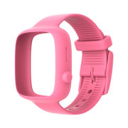 360巴迪龙儿童手表SE专用表带/挂坠 硅胶表带 适配360儿童手表se 安全硅胶 此款为配件(粉色 腕带)