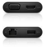 戴尔（DELL）DA200转换器 USB-C转HDMI/VGA/以太网/USB3.0