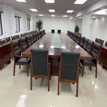 清莲花沐会议室大型办公会议桌qlhmhyz012长方形办公桌洽谈桌适用于70