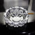 欧式烟灰缸创意 家用车载玻璃烟灰缸大号小号烟缸圆形方形多款式可以选(圆形烟缸 180MM)