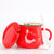 早餐杯大容量燕麦片马克杯陶瓷家用水杯带勺大肚杯子可爱(红色大号早餐杯-配瓷盖瓷勺(图案随机)