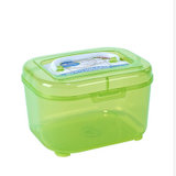茶花 收纳盒小号收纳箱塑料整理盒手提整理箱储物箱小号家庭药箱 颜色随机2.3L颜色随机2.3L