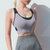 一体运动内衣女防震跑步聚拢胸罩一片式工字健身文胸瑜伽背心bra(L 浅紫)