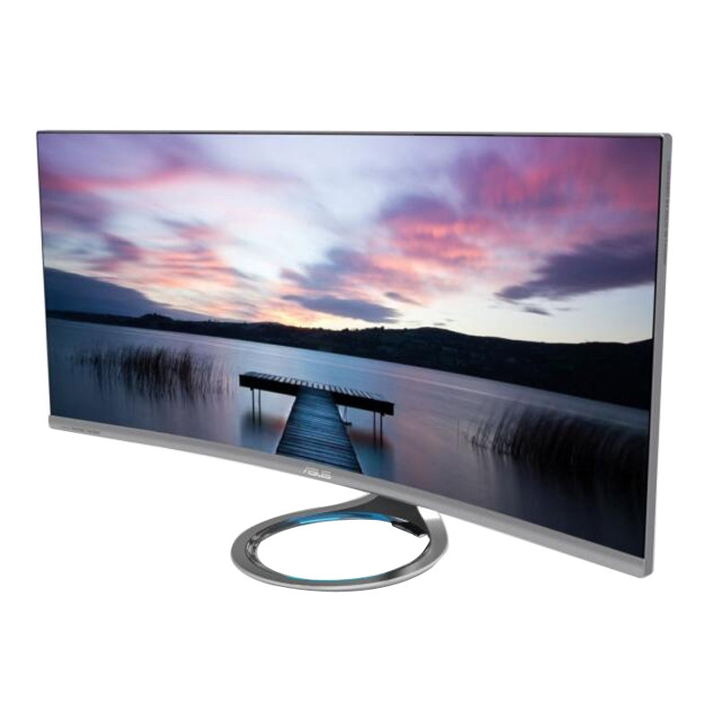 华硕asusmx34vq34英寸曲面高清窄边框台式电脑显示器