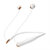 Philips/飞利浦SHB4205 颈挂入耳无线蓝牙耳机耳麦颈带式来电震动 运动晨练跑步耳塞脖挂式(白色 官方标配)