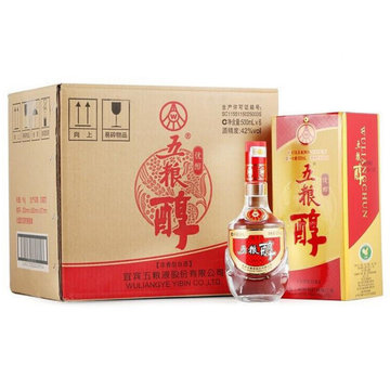 五糧醇濃香型42度白酒500ml6瓶五糧液股份有限公司五糧醇優醇