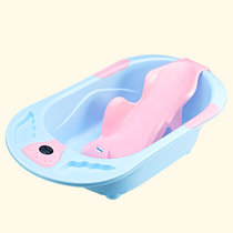 竹咏汇  小孩沐浴盆 婴儿洗澡盆 新生儿可坐躺通用 宝宝浴盆自动感温儿童澡桶(3)