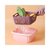 洗菜盆沥水篮水果盘客厅家用果盘创意洗菜篮子双层沥水篮(粉红)