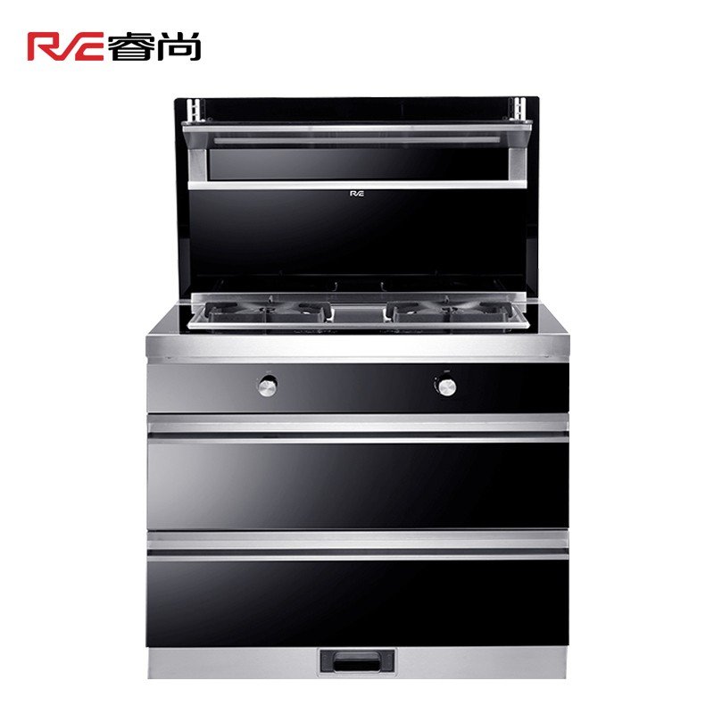 集成灶睿尚集成灶a703s侧吸下排式油烟机带变频红外线灶保洁柜家用