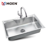 摩恩(MOEN)水槽单槽不锈钢水槽洗菜盆洗碗池27119(搭配60201厨房龙头)