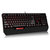 锐爱Rii K66机械键盘 黑色红轴红色背光 绝地求生吃鸡cf游戏键盘 家用办公有线笔记本