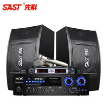 SAST/先科 D20专业家庭KTV音响套装 点歌机卡拉OK音箱蓝牙功放机(套餐七)