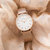 邦顿手表简约气质手表女极简风石英情侣超薄十大品牌 BD99118(红色 钢带)
