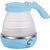 卓朗 迷你可折叠旅行便携式烧水壶电热水壶便携水杯小容量养生茶具 F-022ES蓝色