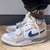Nike耐克男鞋 2022春季新款JORDAN高帮运动鞋场上训练篮球鞋耐磨透气休闲鞋DQ5347-141(白色 42.5)