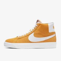 耐克Nike SB Zoom Blazer Mid 黑蓝高帮开拓者休闲板鞋864349-700(金色 40.5)