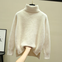 女式时尚针织毛衣9589(9589米白 均码)