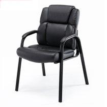 俊采云JCY-B21办公椅电脑椅会议椅家用皮椅座椅（单位：把）(黑色)
