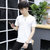 左岸男装 夏季新款韩版男士V领短袖T恤男生修身半袖上衣潮(白色 4XL)