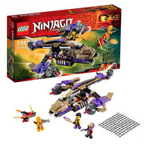 正版乐高LEGO Ninjago幻影忍者系列 70746 狂蟒掠夺者直升机 积木玩具(彩盒包装 件数)