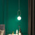 古娜现代轻奢极简全铜吊灯北欧简约现代餐厅卧室床头吧台单头LED吊灯35007款(全铜本色+奶白灯罩 E27)