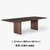 北欧简约家用餐桌椅大小户型全实木书桌 橡木桌子现代长方形工作台(橡木黑色腿160x80x75)第2张高清大图