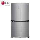 LG GR-M24FBGHC 671L 原装进口 4+1门中门蝶门十字对开门除臭钢化玻璃面板 智能循环 智能冰箱客厅冰箱