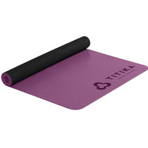 TITIKA瑜伽健身防滑地垫加宽加长无味环保愈加毯瑜珈垫7305(紫色 3mm)