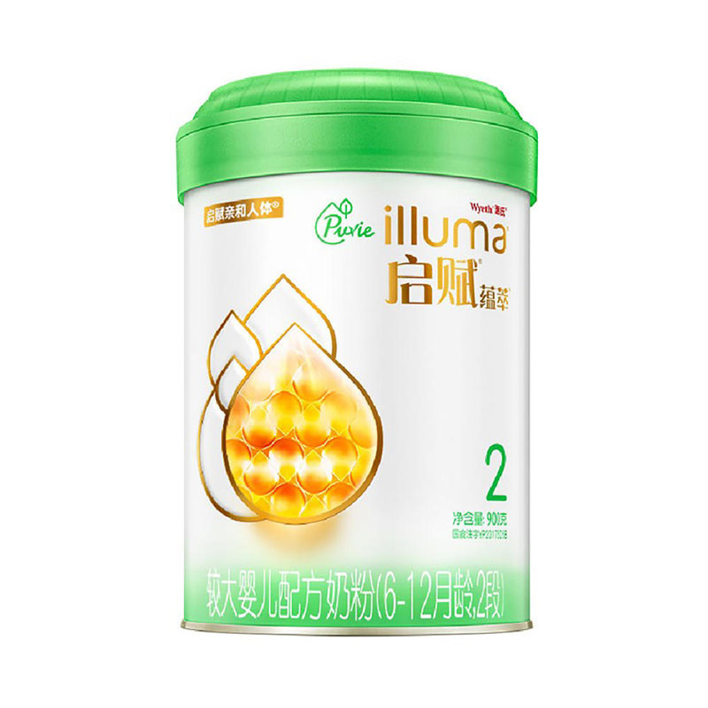 婴幼奶粉惠氏启赋有机2段900克亲和人体返回商品页