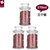 紫罗兰加厚玻璃储物罐玻璃罐蜂蜜瓶奶粉茶叶罐便携防潮玻璃瓶(ZC37紫罗兰彩铃罐370ML*3)