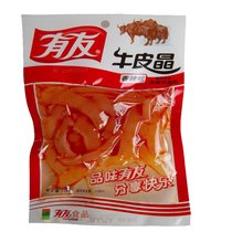 重庆特产有友牛皮晶筋100g香辣 孜然 山椒味 小吃零食