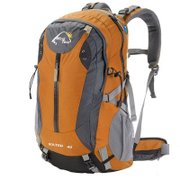 WindTour 威迪瑞 户外运动旅行40L尼龙登山包双肩背包徒步背包自带防雨罩(橙色 40L)