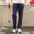 adidas阿迪达斯运动裤男士长裤 阿迪新款跑步训练直筒裤宽松舒适长裤 TR50P-BUW-1(蓝色 3XL)