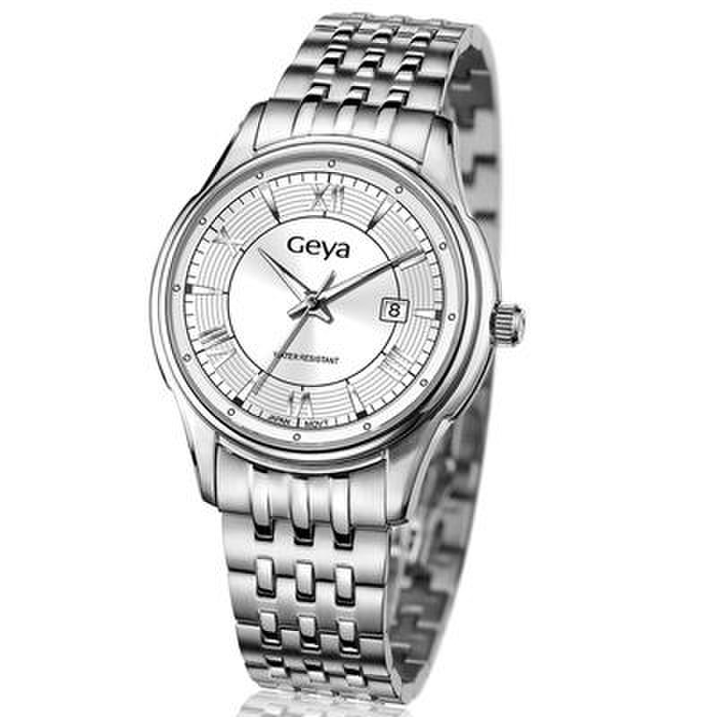 【格雅6156国产品牌表图片】格雅geya石英表情侣款g06156lww女款图片