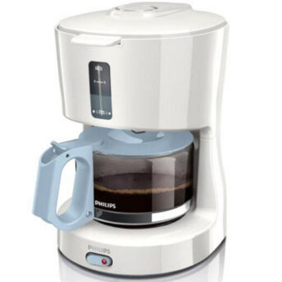 飞利浦（PHILIPS）家用美式咖啡机HD7762 全自动滴漏式 双豆槽可选浓度 豆粉两用