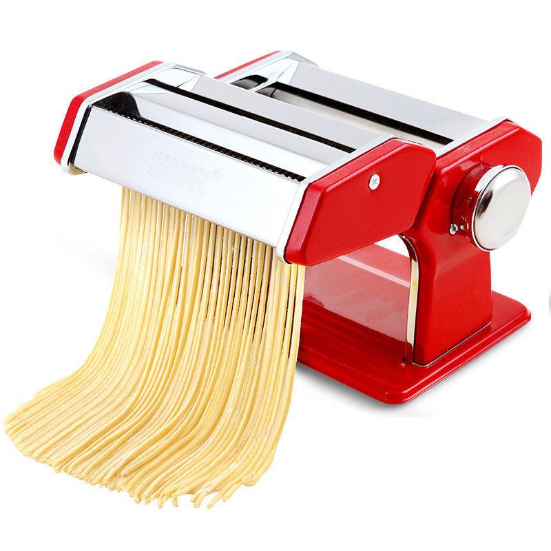 厨具我当家面条机家用压面机手动多功能双刀头馄饨饺子皮擀面机双刀头