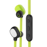 洛克（ROCK）RAU0503 蓝牙耳机 4.0运动无线耳塞式迷你跑步耳机通用 乐动蓝牙耳机(绿色)