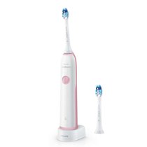 飞利浦（PHILIPS）电动牙刷HX3226 充电式声波震动牙刷 1种模式2支牙刷头 自动牙刷(HX3226粉色)