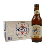 西班牙进口波威啤酒POVVEI小麦白啤酒330ML*24瓶装整箱