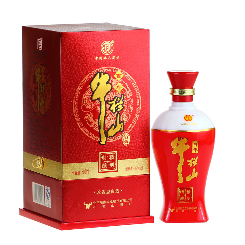白酒牛栏山百年特酿精制白头到老喜酒42度500ml返回商品页
