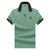 传奇保罗2021新款男士 夏季色织刺绣 短袖POLO衫翻领时尚商务短袖（M-3XL）ZMN826(浅绿色 L)