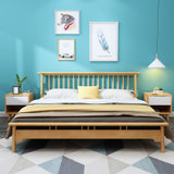 佐菲亚全实木床1.5米1.8米双人床北欧现代简约家具日式橡木床(单床 1.5米)