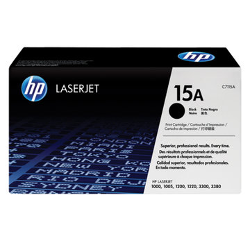 惠普(HP) C7115A黑色激光打印硒鼓 适用于Laserjet 1200系列/1000零售版/1000标准版