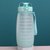 糖罐子大容量水杯塑料女高颜值方型水壶耐高温防摔运动杯子1500ML(绿色1000ML)