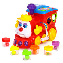 汇乐玩具智能问答卡通火车塑料556 早教益智玩具男孩女孩儿童礼物宝宝婴幼儿电动玩具带音乐